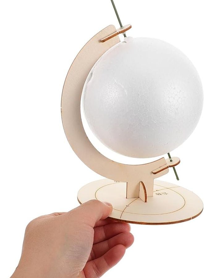 ميكينونا العالم DIY لغز الكرة الأرضية الحرفية التعليمية الجغرافية للتعلم في الفصل الدراسي - Image 3